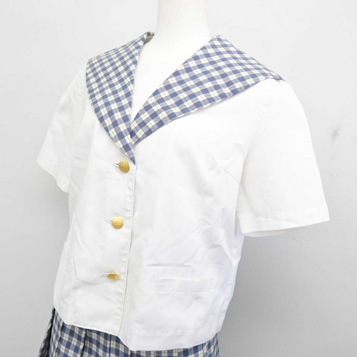 【中古】宮城県 聖和学園高等学校 女子制服 3点 (セーラー服・スカート) sf081656