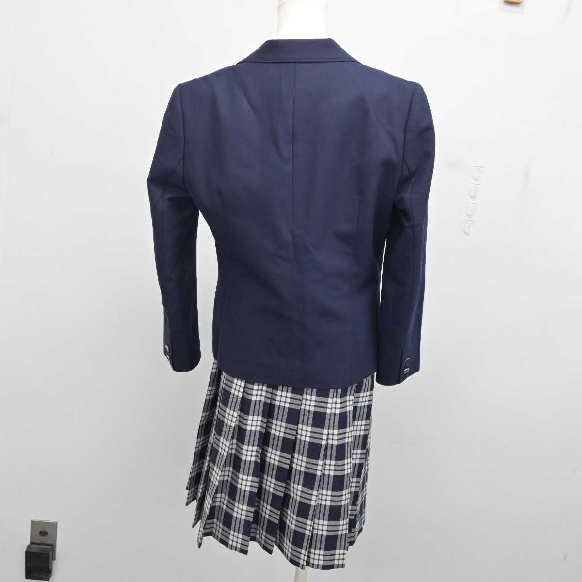 【中古】宮城県 聖和学園高等学校 女子制服 4点 (ブレザー・ベスト・スカート) sf081696