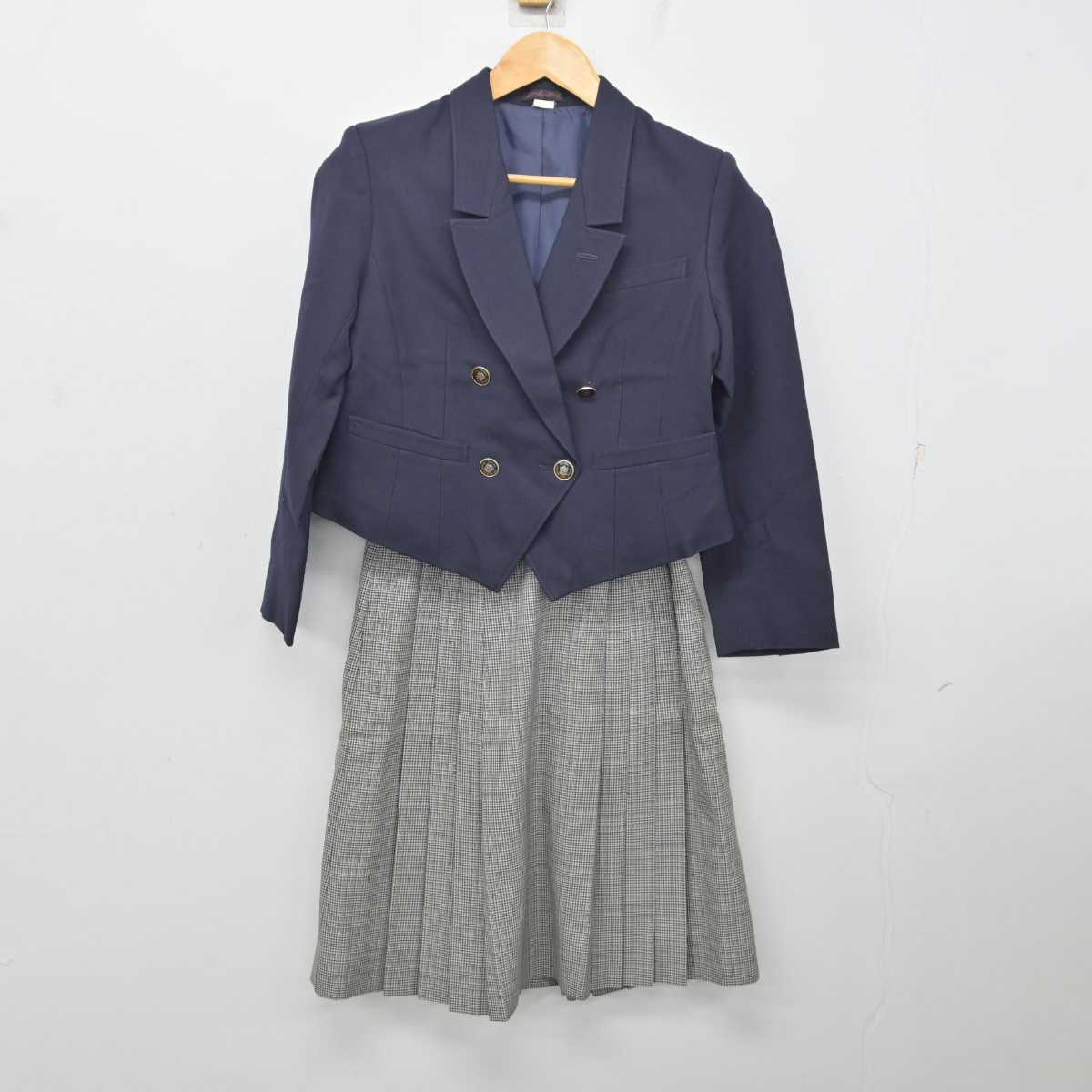 【中古】埼玉県 小谷場中学校 女子制服 2点 (ブレザー・スカート) sf081701