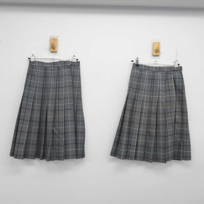 【中古】千葉県 稲毛高等学校・附属中学校 女子制服 5点 (ブレザー・スカート・スカート) sf081710