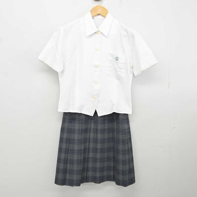 【中古】大阪府 淀之水高等学校 女子制服 2点 (シャツ・スカート) sf081712