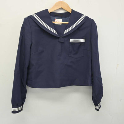 【中古】広島県 高西中学校 女子制服 2点 (セーラー服・スカート) sf081719