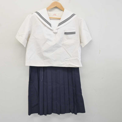 【中古】広島県 高西中学校 女子制服 2点 (セーラー服・スカート) sf081720