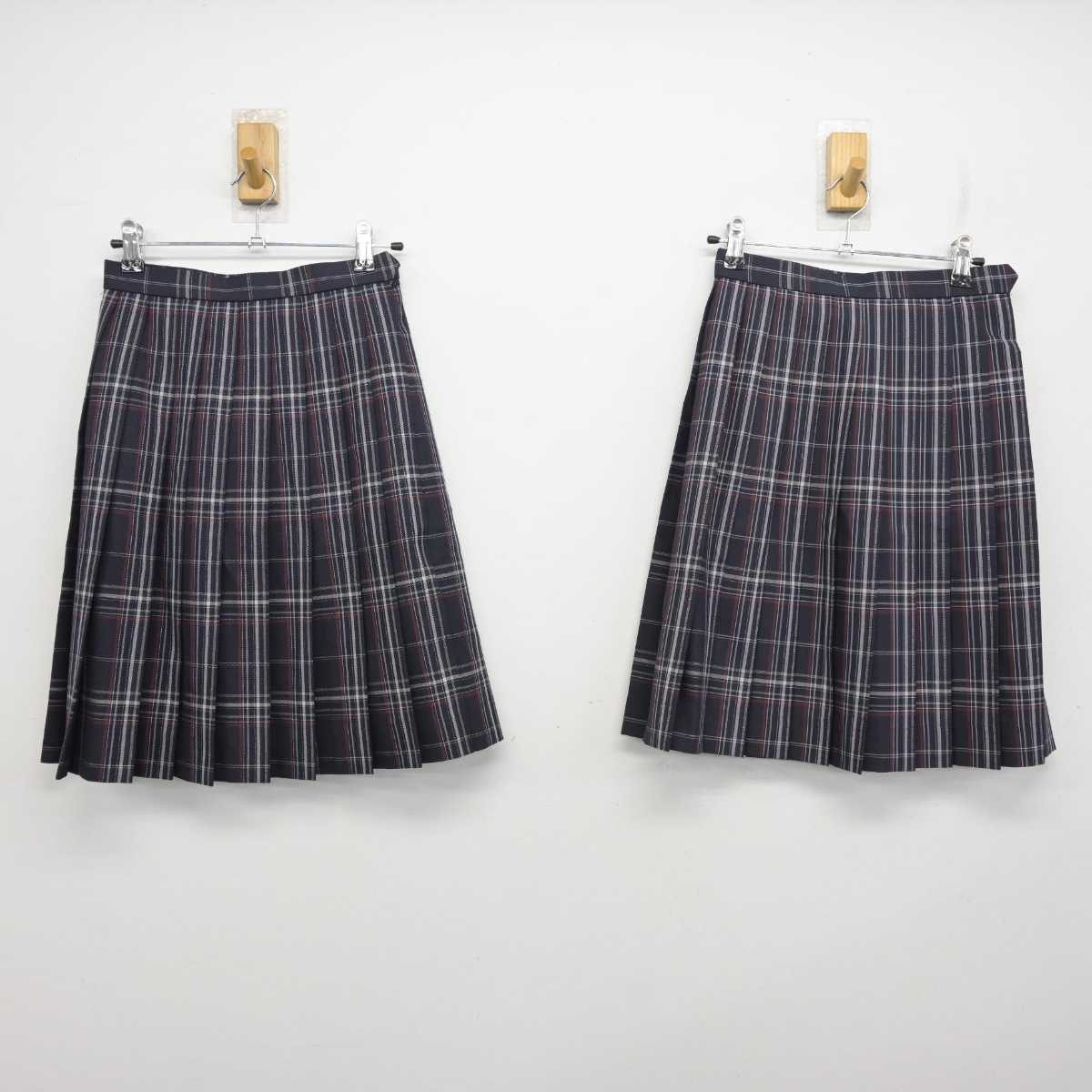 【中古】石川県 金沢高等学校 女子制服 4点 (ブレザー・スカート) sf081735