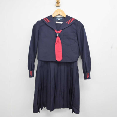 【中古】東京都 川村小学校 女子制服 4点 (セーラー服・ジャンパースカート) sf081741