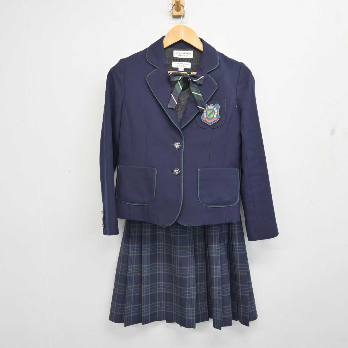 【中古】東京都 國學院高等学校 女子制服 4点 (ブレザー・ニット・スカート) sf081758