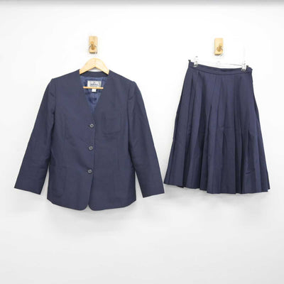 【中古】京都府 峰山中学校 女子制服 2点 (ブレザー・スカート) sf081787