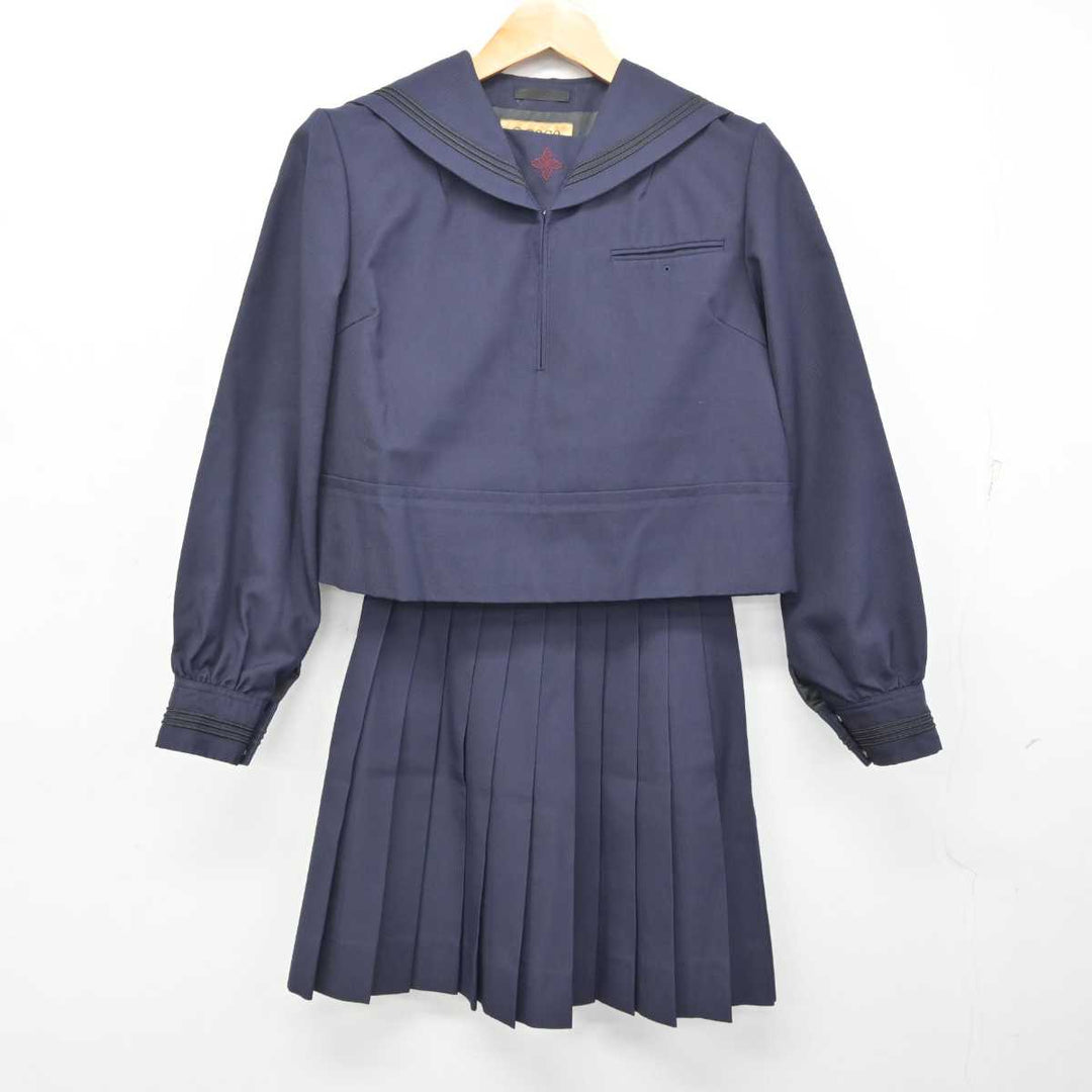 【中古】千葉県 柏日体高等学校 女子制服 2点 (セーラー服・スカート) sf081808 | 中古制服通販パレイド