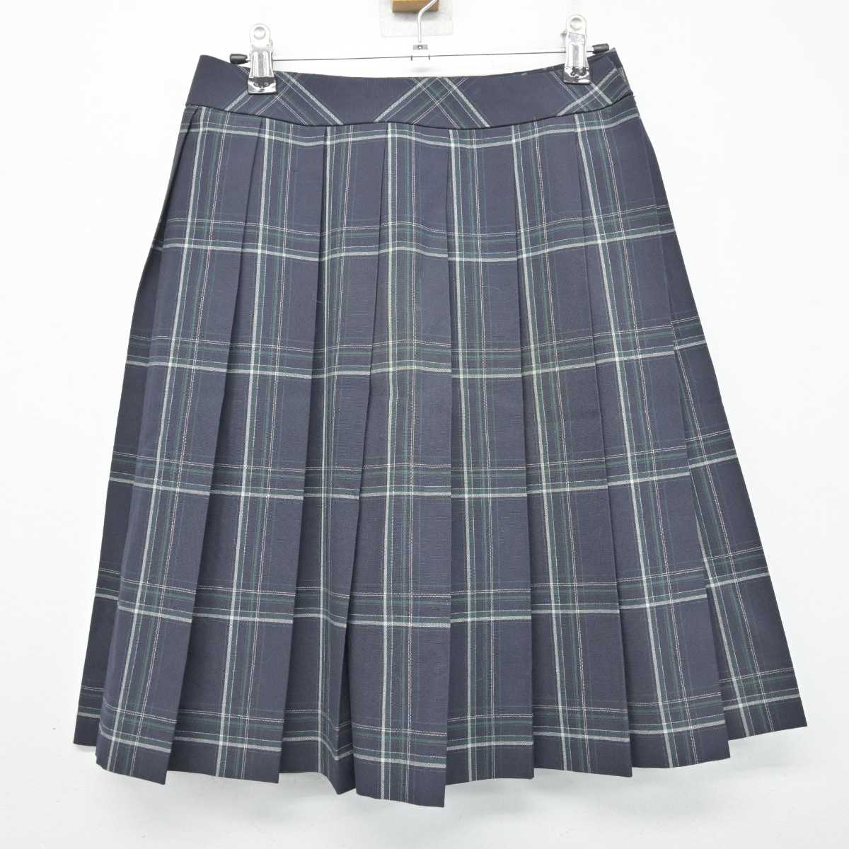 【中古】三重県 久居農林高等学校 女子制服 2点 (ニット・スカート) sf081815