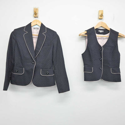 【中古】 事務服 女子制服 2点 (ブレザー・ベスト) sf081822