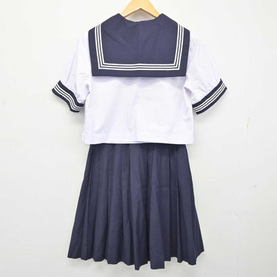 【中古】福島県 原町高等学校 女子制服 3点 (セーラー服・セーラー服・スカート) sf081852