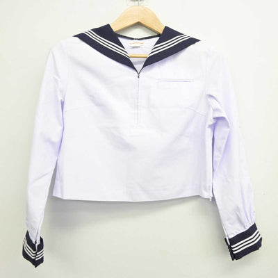 【中古】福島県 原町高等学校 女子制服 3点 (セーラー服・セーラー服・スカート) sf081852