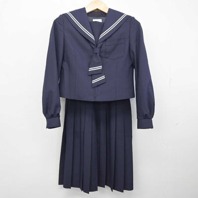 【中古】北海道 日章中学校 女子制服 3点 (セーラー服・ジャンパースカート) sf081882