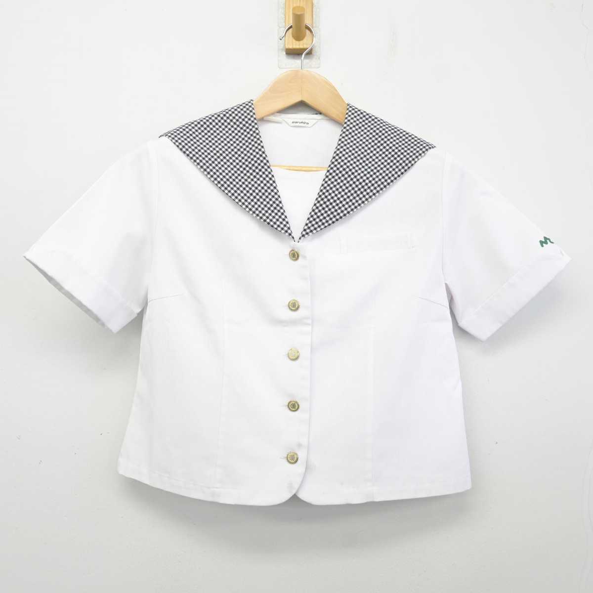 【中古】埼玉県 武蔵越生高等学校 女子制服 1点 (セーラー服) sf081887