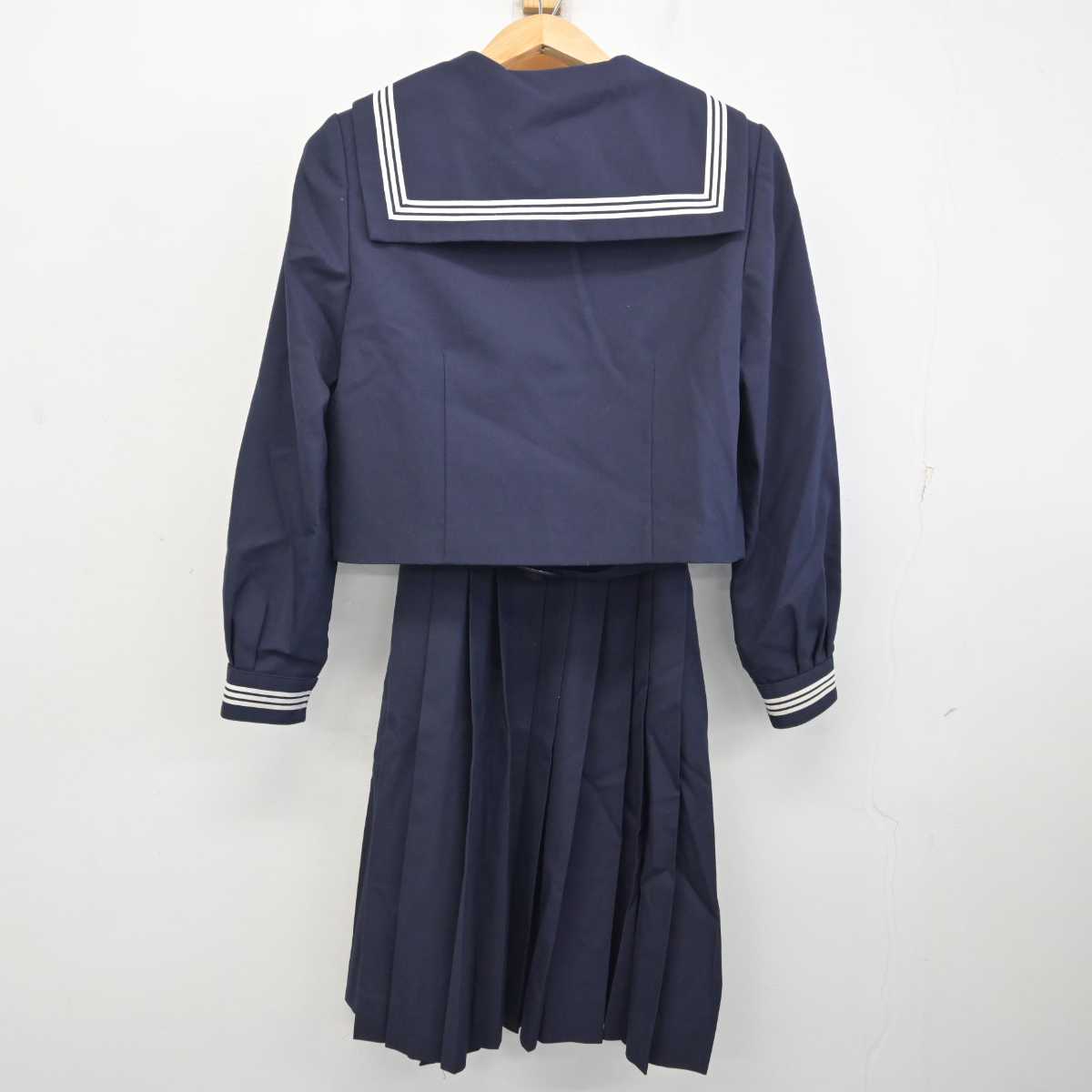 【中古】東京都 千登世橋中学校 女子制服 3点 (セーラー服・ジャンパースカート) sf081897