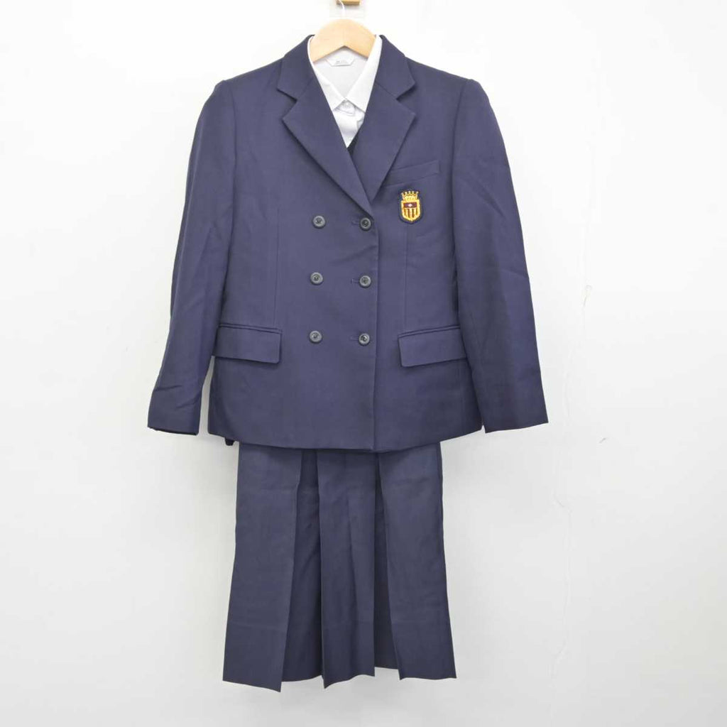 【中古】東京都 光塩女子学院 中等科・高等科 女子制服 4点 (ブレザー・ニット・シャツ・ジャンパースカート) sf081900