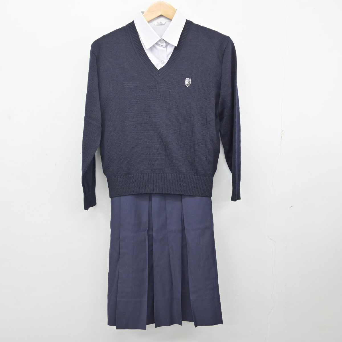 中古】東京都 光塩女子学院 中等科・高等科 女子制服 4点 (ブレザー・ニット・シャツ・ジャンパースカート) sf081900 | 中古制服通販パレイド