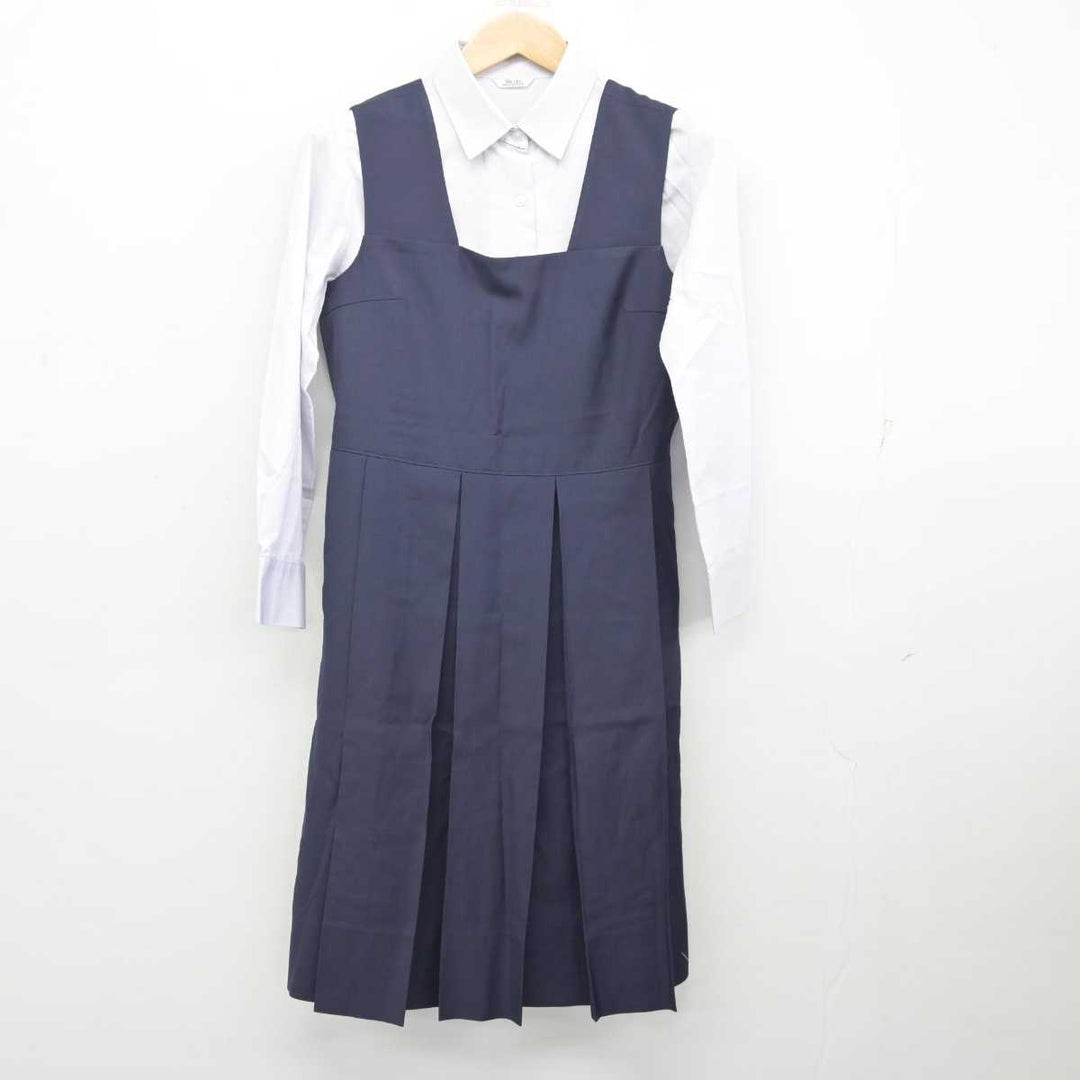 【中古】東京都 光塩女子学院 中等科・高等科 女子制服 4点 (ブレザー・ニット・シャツ・ジャンパースカート) sf081900