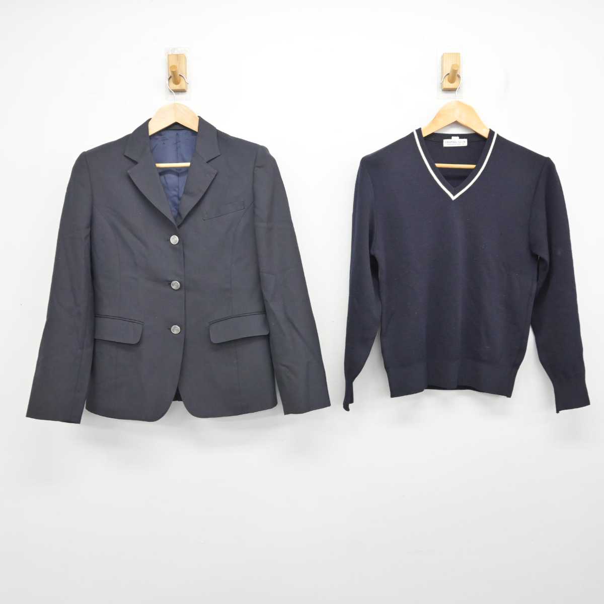 T)O486 (中古) 群馬県 清流中学校 3点セット /指定品/M/L/W72