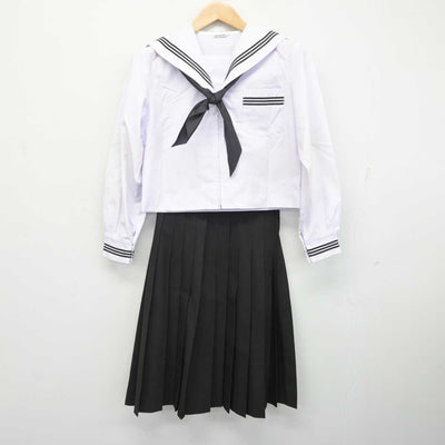 【中古】山口県 柳井高等学校 女子制服 4点 (セーラー服・スカート) sf081939