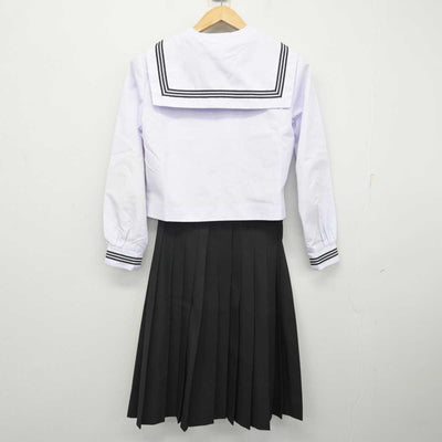 【中古】山口県 柳井高等学校 女子制服 4点 (セーラー服・スカート) sf081939