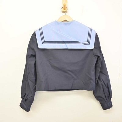 【中古】滋賀県 水口高等学校 女子制服 3点 (セーラー服・スカート) sf081946