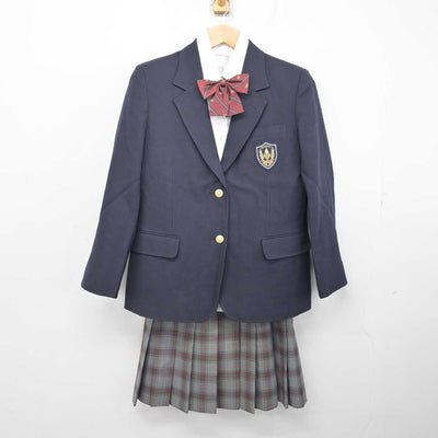 【中古】東京都 鑓水中学校 女子制服 4点 (ブレザー・シャツ・スカート) sf081953