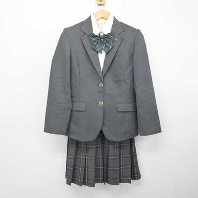 【中古】東京都 日野高等学校 女子制服 5点 (ブレザー・シャツ・スカート) sf081955