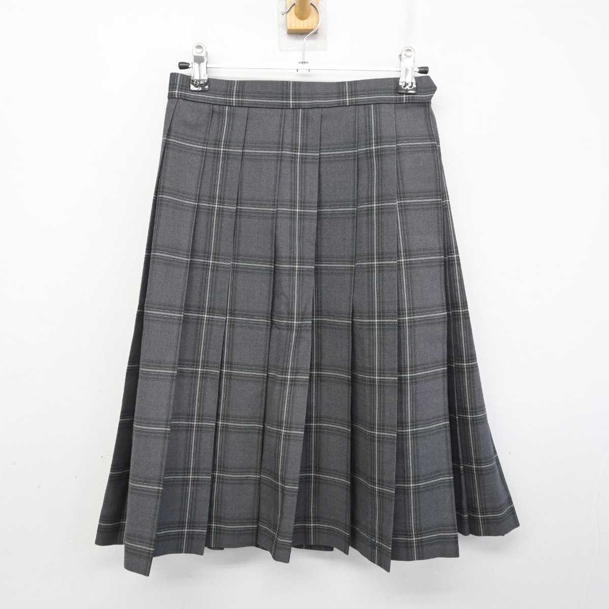 【中古】東京都 日野高等学校 女子制服 5点 (ブレザー・シャツ・スカート) sf081955