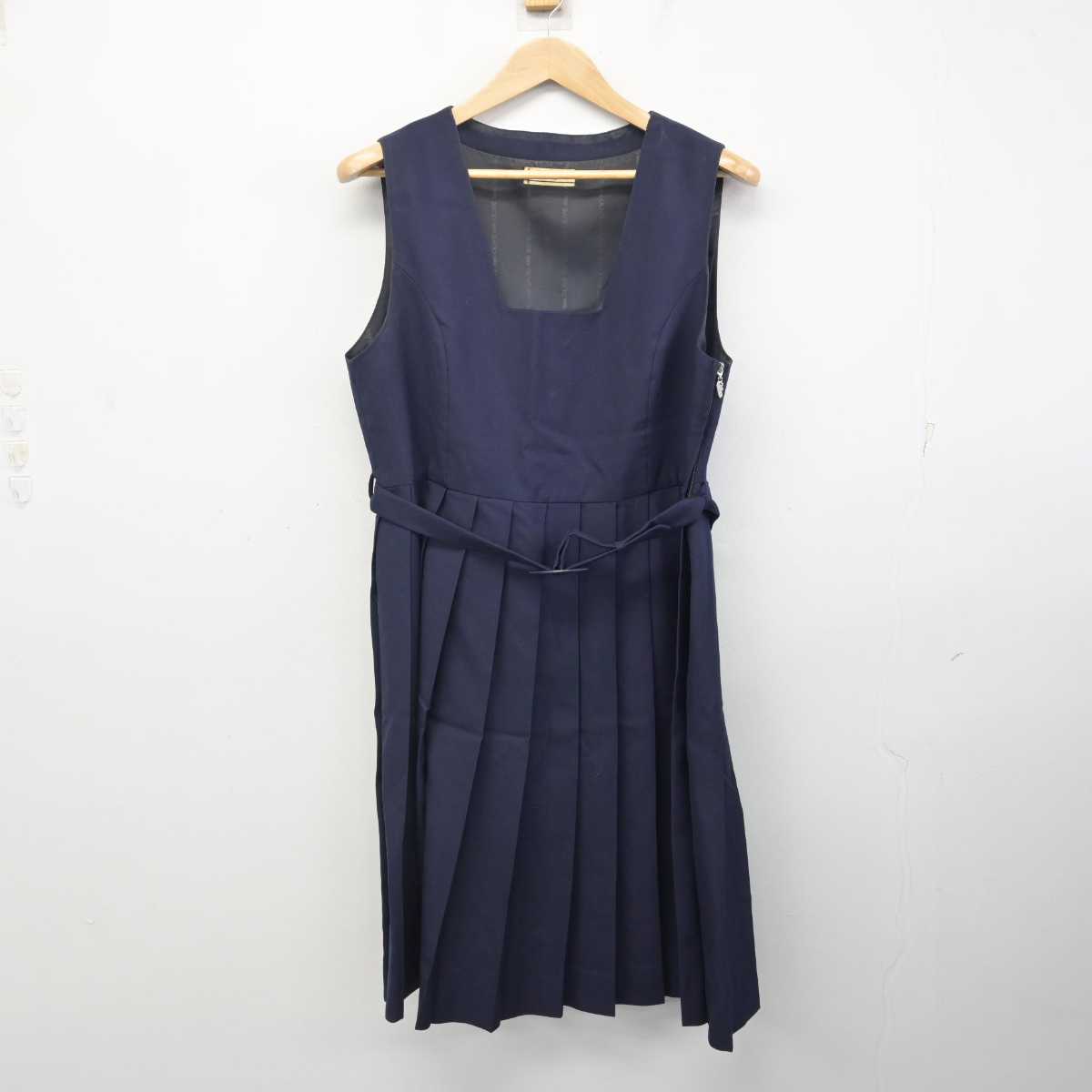 【中古】山口県 萩高等学校 女子制服 3点 (セーラー服・ジャンパースカート) sf081962