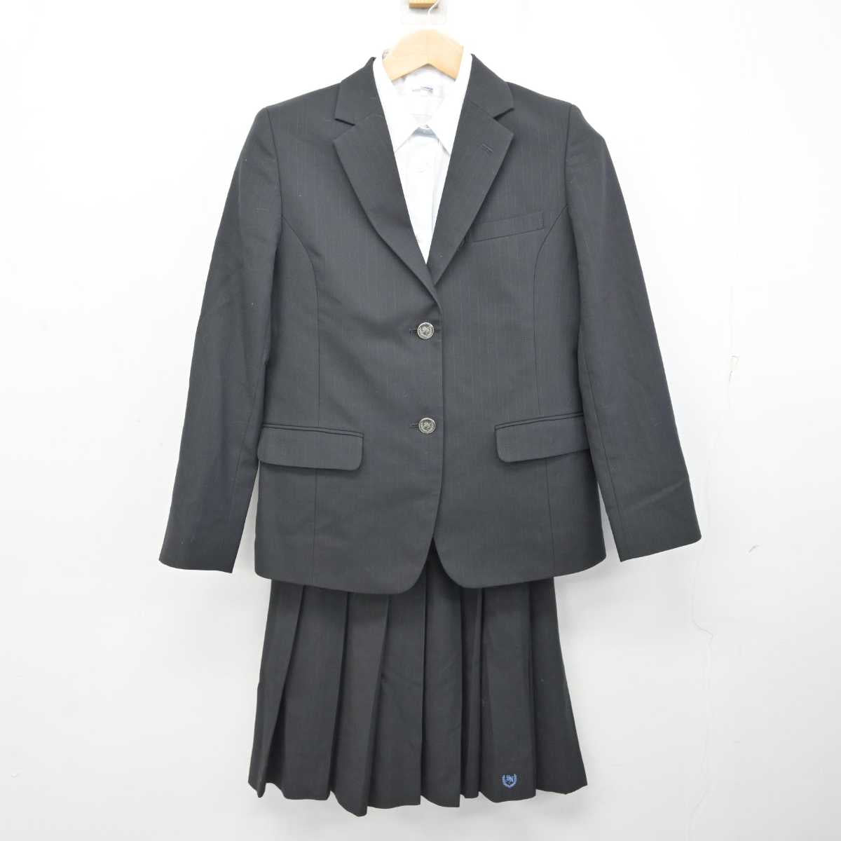 【中古】埼玉県 杉戸農業高等学校 女子制服 3点 (ブレザー・シャツ・スカート) sf081967