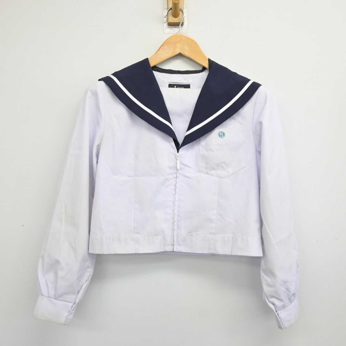 【中古】愛知県 津島北高等学校 女子制服 2点 (セーラー服・スカート) sf081982