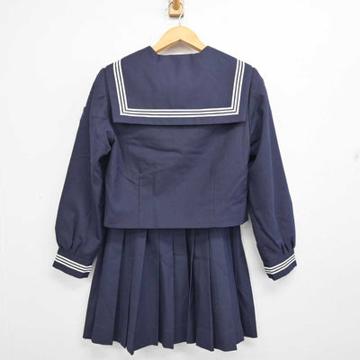 【中古】神奈川県 中沢中学校 女子制服 3点 (セーラー服・スカート) sf081990