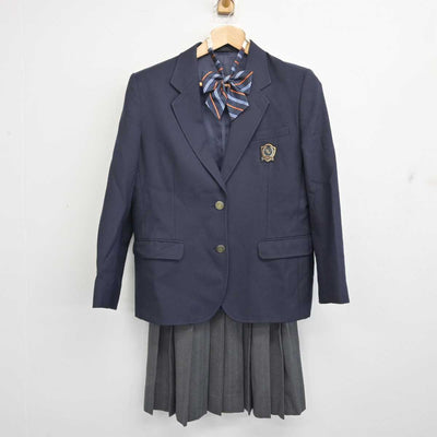 【中古】神奈川県 立花学園高等学校 女子制服 3点 (ブレザー・スカート) sf081993