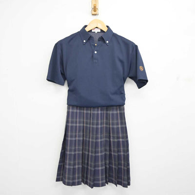 【中古】神奈川県 立花学園高等学校 女子制服 3点 (シャツ・スカート) sf081995