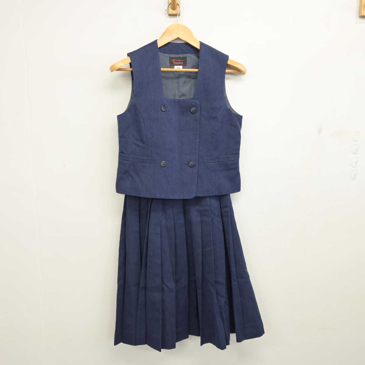 【中古】長崎県 長崎北高等学校/旧制服 女子制服 3点 (ブレザー・ベスト・スカート) sf082007