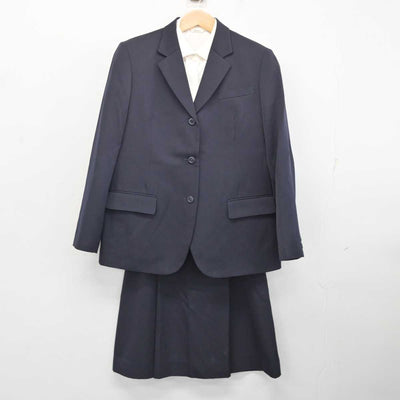 【中古】宮崎県 鵬翔高等学校/看護専攻科 女子制服 5点 (ブレザー・シャツ・スカート) sf082029