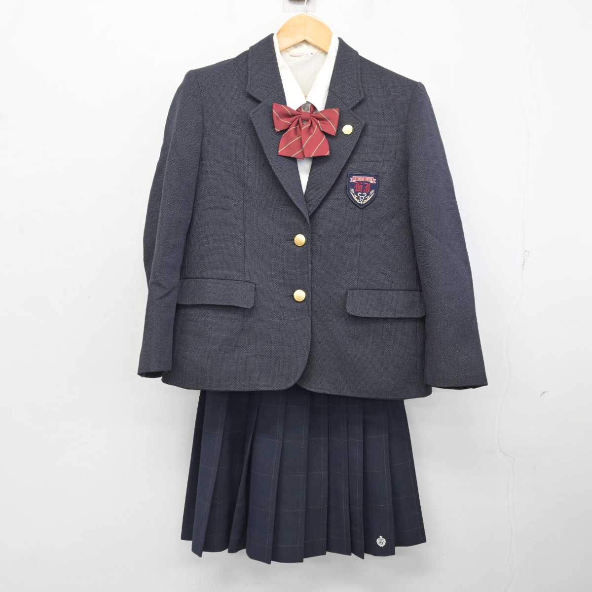 【中古】埼玉県 羽生実業高等学校 女子制服 5点 (ブレザー・シャツ・スカート) sf082058