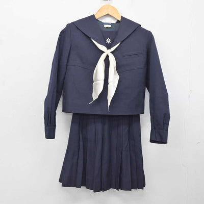 【中古】東京都 杉並高等学校 女子制服 3点 (セーラー服・スカート) sf082060