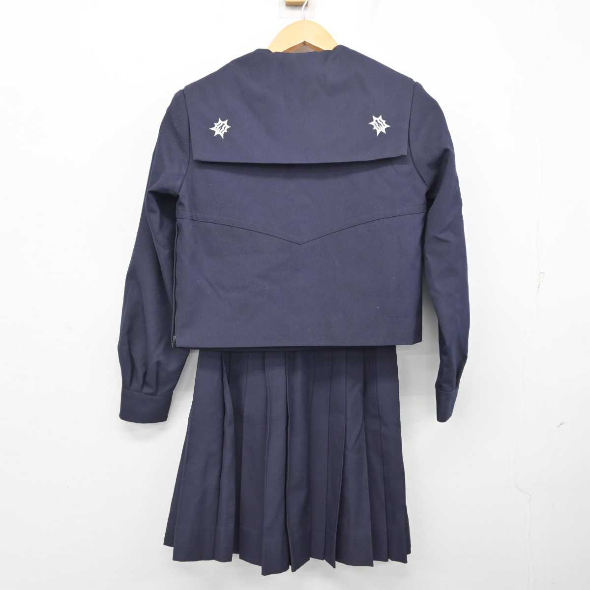 【中古】東京都 杉並高等学校 女子制服 3点 (セーラー服・スカート) sf082060