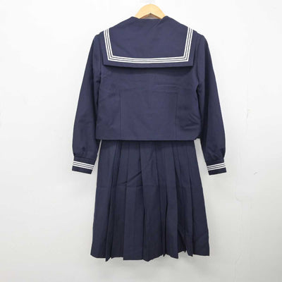 【中古】埼玉県 芝中学校 女子制服 3点 (ニット・セーラー服・スカート) sf082066