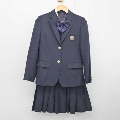 【中古】東京都 東亜学園高等学校 女子制服 4点 (ブレザー・ベスト・スカート) sf082071