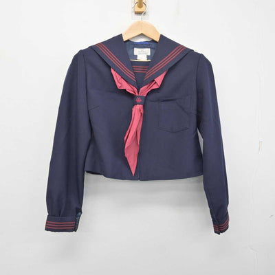 【中古】千葉県 千葉市立緑が丘中学校 女子制服 4点 (セーラー服・スカート) sf082075