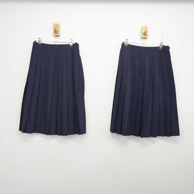 【中古】千葉県 千葉市立緑が丘中学校 女子制服 4点 (セーラー服・スカート) sf082075