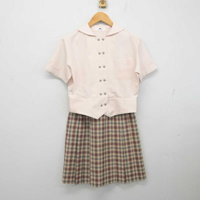 【中古】福島県 郡山高等学校 女子制服 3点 (シャツ・スカート) sf082080