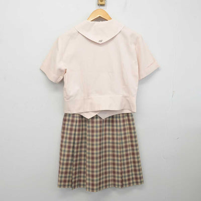 【中古】福島県 郡山高等学校 女子制服 3点 (シャツ・スカート) sf082080