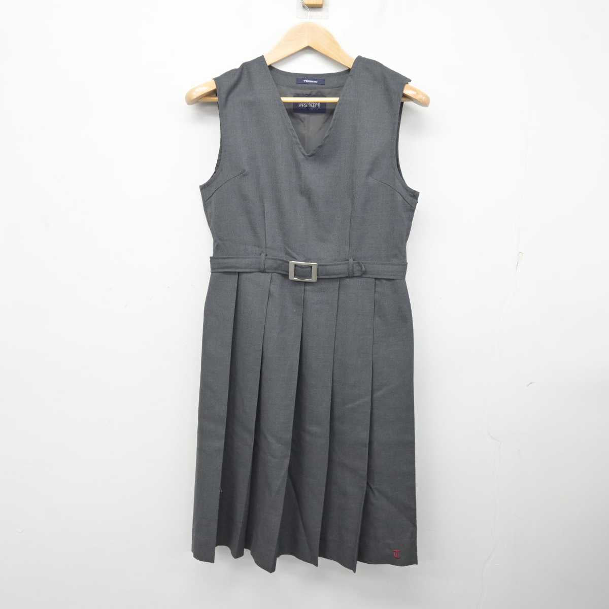 【中古】兵庫県 尼崎市立大成中学校 女子制服 4点 (ブレザー・ジャンパースカート) sf082113