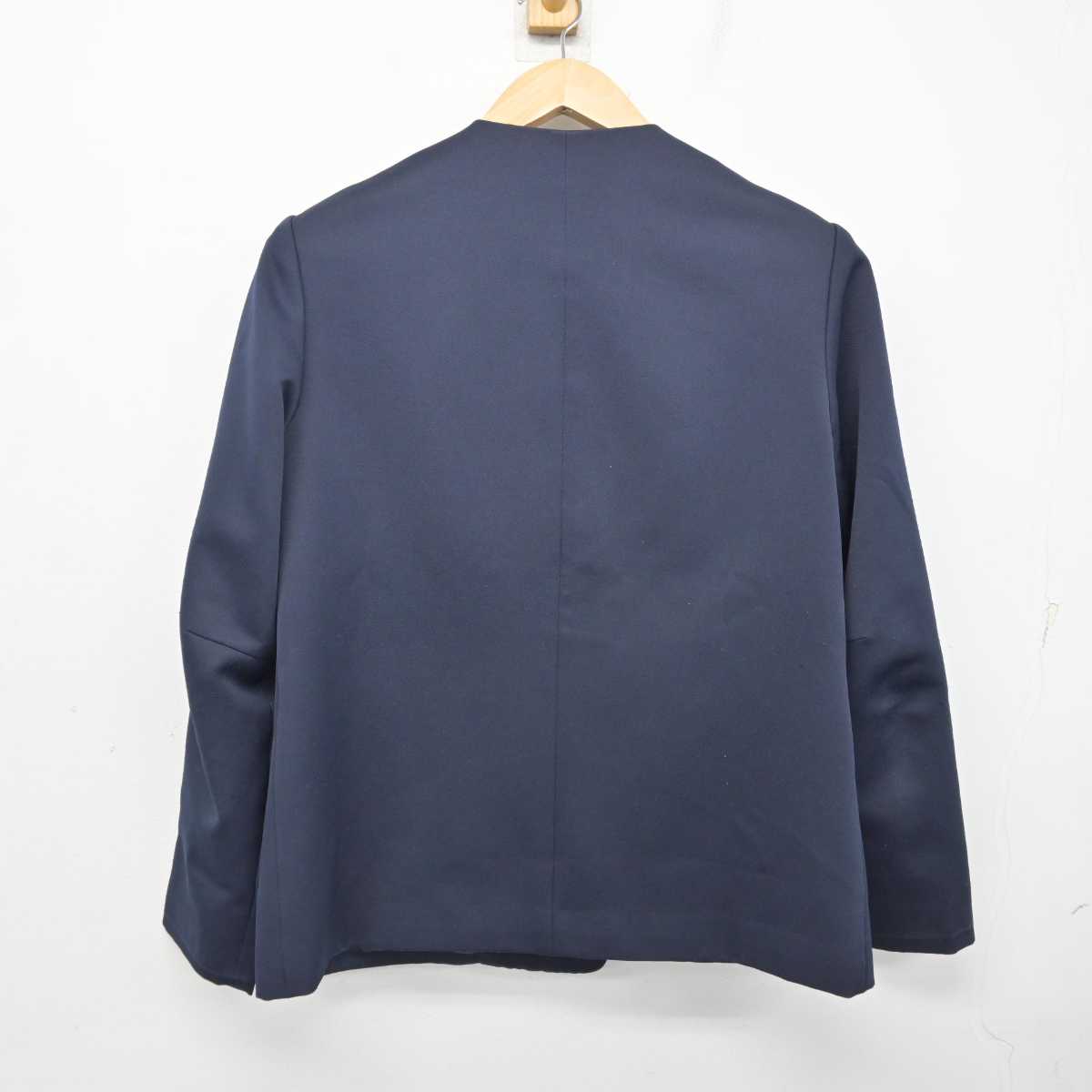 【中古】山形県 白鷹町立西中学校 女子制服 2点 (ブレザー・スカート) sf082118