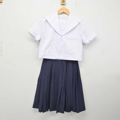 【中古】大阪府 大谷中学校・高等学校 女子制服 2点 (セーラー服・スカート) sf082120