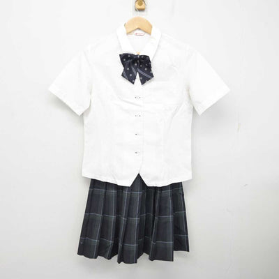 【中古】東京都 飛鳥高等学校 女子制服 4点 (シャツ・スカート) sf082129